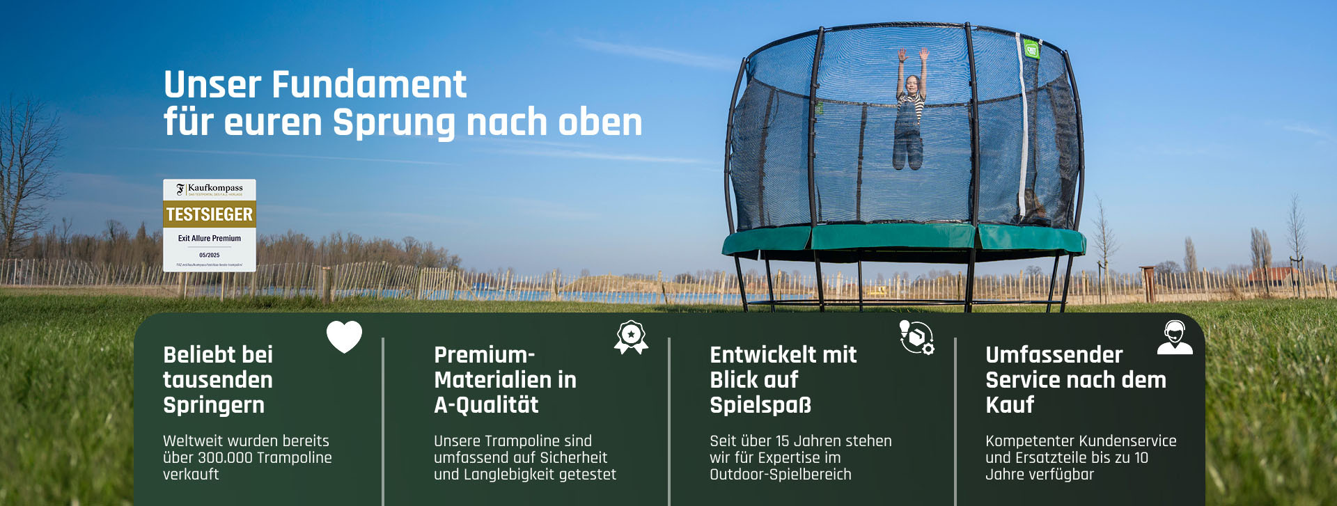 Trampolin kaufen? | Gro&szlig;e Auswahl