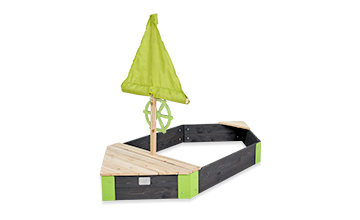 Sandkästen mit Zsilt Spielset