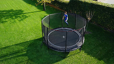 Rundes oder rechteckiges Trampolin?