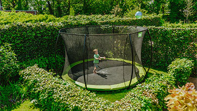 Trampoline: Was tun bei extremem Wetter?