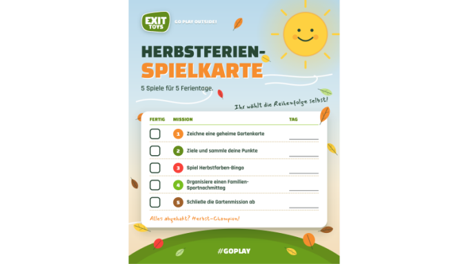 Herbstferien zu Hause: 5 Spiele f&uuml;r drau&szlig;en im Garten