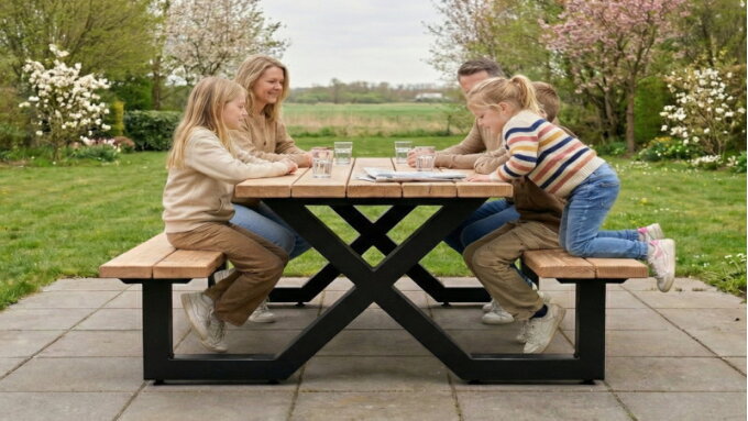 Blog: EXIT Linea speeltoestellen en X-frame picknicktafels