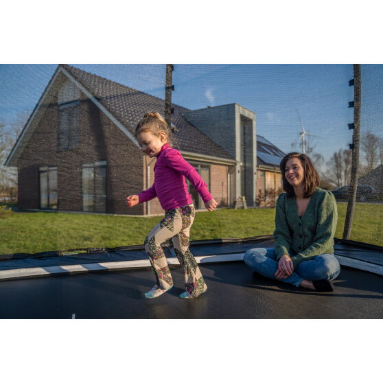 EXIT Allure Classic Trampolin 244x427cm - gr&uuml;n