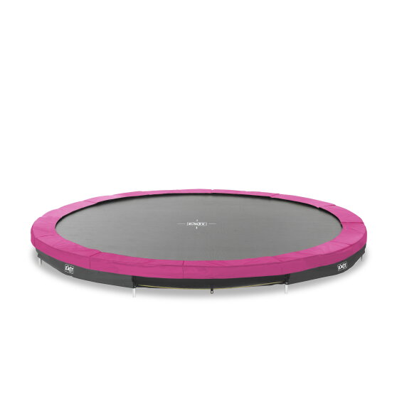 EXIT Silhouette sports Bodentrampolin ø366cm - rosa