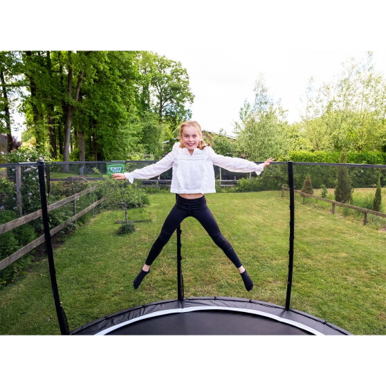 EXIT Allure Classic Bodentrampolin ø305cm - schwarz