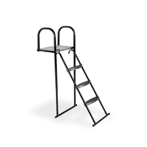 EXIT Trampolinplattform mit Leiter für Rahmenhöhen von 95-110cm