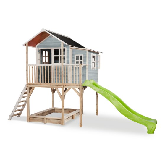EXIT Loft 750 Holzspielhaus - blau