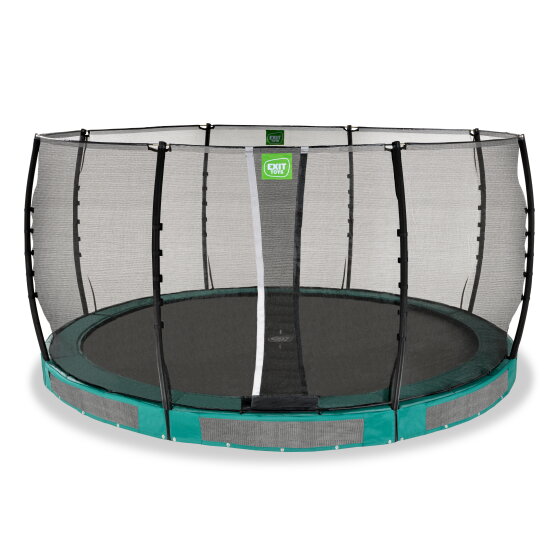 EXIT Allure Classic Bodentrampolin ø427cm - grün