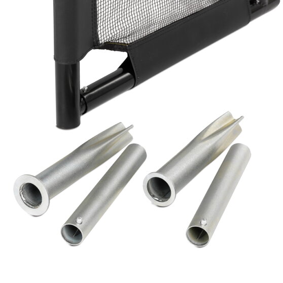 EXIT Maestro stählernes Fußballtor 180x120cm - schwarz