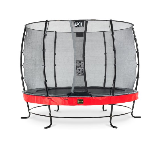 08.10.10.80-exit-elegant-premium-trampolin-o305cm-mit-economy-sicherheitsnetz-rot