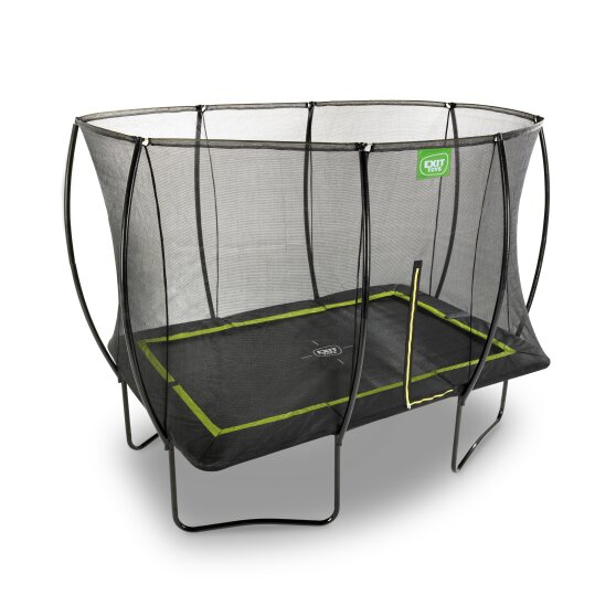 EXIT Silhouette Trampolin 214x305cm mit Leiter - schwarz