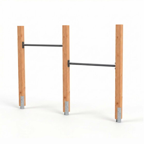 EXIT Linea 85 Doppel-Holz-Reckstange | Douglas-Holz