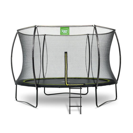 EXIT Silhouette Trampolin ø305cm mit Leiter - schwarz