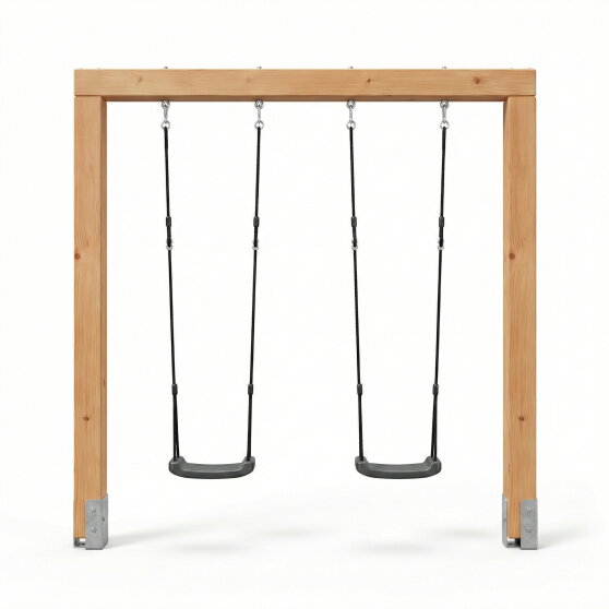 EXIT Linea Massiv 140 doppelte Holzschaukel