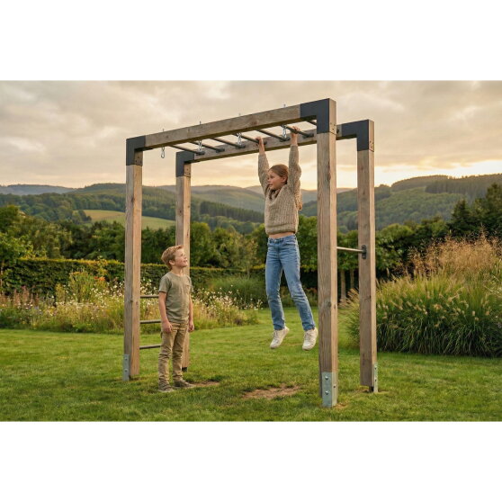 EXIT Linea Robust 110 Monkeybar mit Doppelschaukel