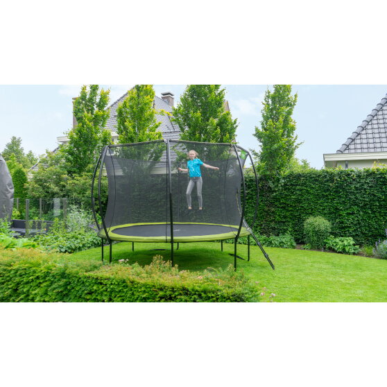EXIT Silhouette Trampolin ø427cm - grün
