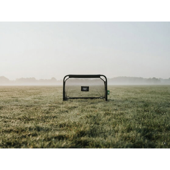 EXIT Pico st&auml;hlernes Fu&szlig;balltor 90x60cm (Set van 2) - schwarz
