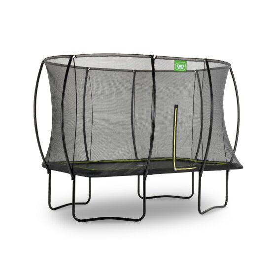 EXIT Silhouette Trampolin 214x305cm mit Leiter - schwarz