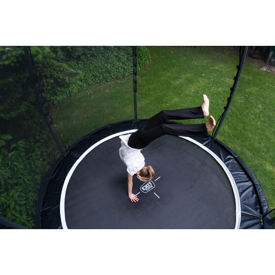EXIT Lotus Premium Trampolin &oslash;366cm - schwarz