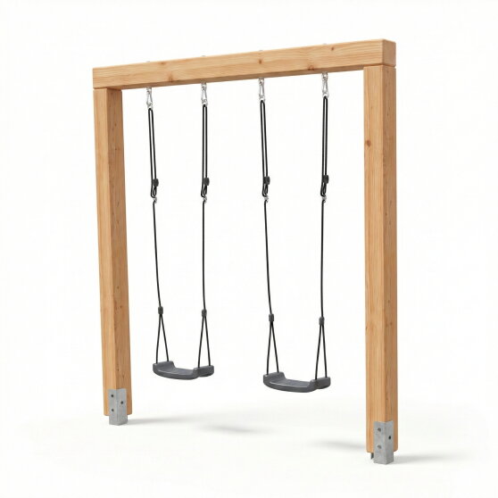 EXIT Linea Massiv 140 Doppelschaukel aus Holz