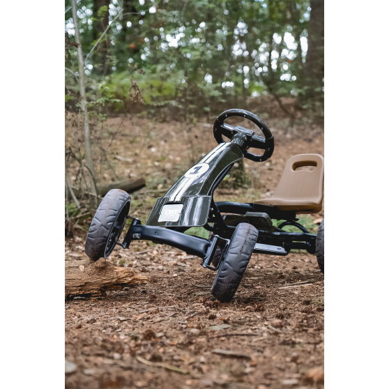 EXIT Foxy Go-Kart für Kinder schwarz | Pedal-Go-Kart ab 2 Jahren