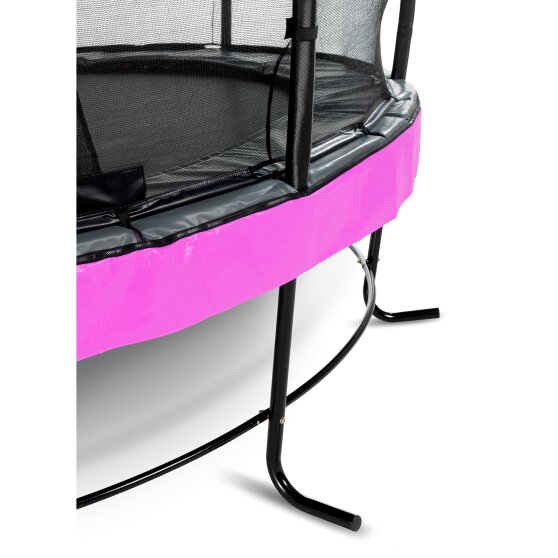 EXIT Elegant Premium Trampolin ø366cm mit Deluxe Sicherheitsnetz - lila