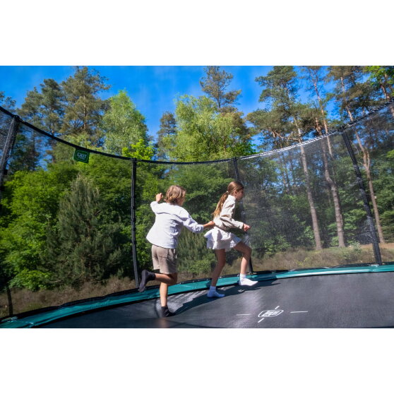 EXIT Allure Premium Trampolin &oslash;427cm - gr&uuml;n