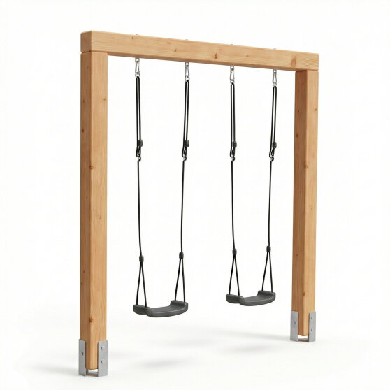 EXIT Linea Massiv 140 doppelte Holzschaukel