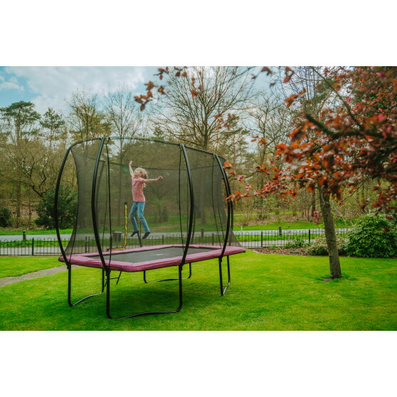 EXIT Silhouette Trampolin 214x305cm - rosa