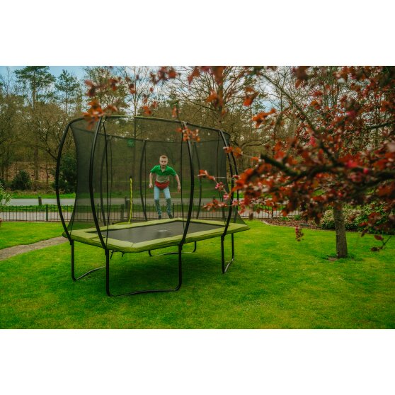 EXIT Silhouette Trampolin 214x305cm - grün