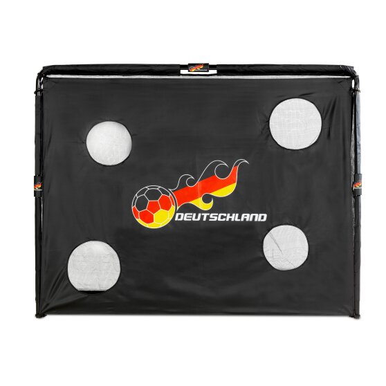 EXIT Coppa stählernes Fußballtor Deutschland 220x170cm - schwarz