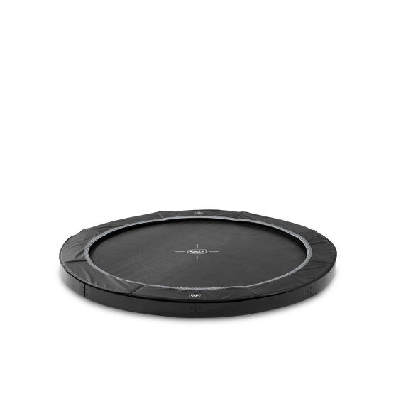 EXIT InTerra ebenerdige sports Trampolin &oslash;244cm - schwarz
