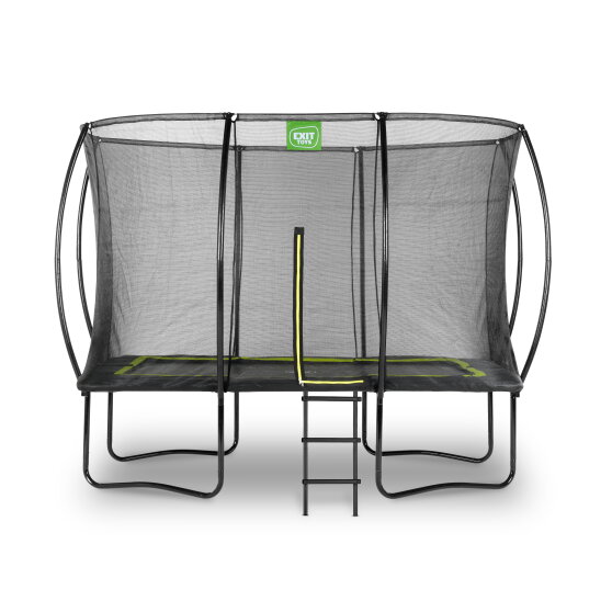 EXIT Silhouette Trampolin 214x305cm mit Leiter - schwarz