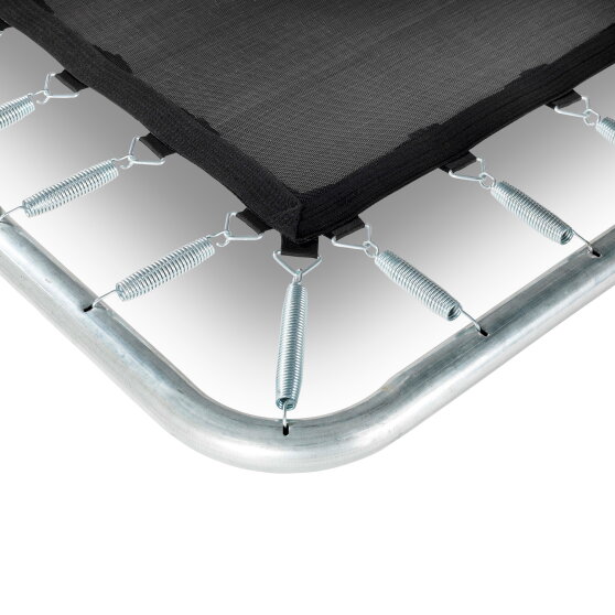 EXIT Silhouette Bodentrampolin 244x366cm mit Sicherheitsnetz - schwarz