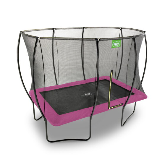 EXIT Silhouette Trampolin 244x366cm - rosa