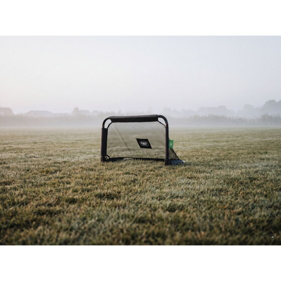EXIT Pico st&auml;hlernes Fu&szlig;balltor 90x60cm (Set van 2) - schwarz