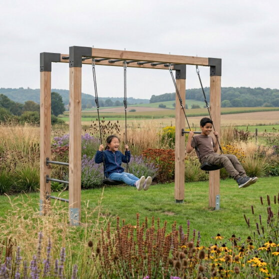 EXIT Linea Robust 110 Monkeybar mit Doppelschaukel