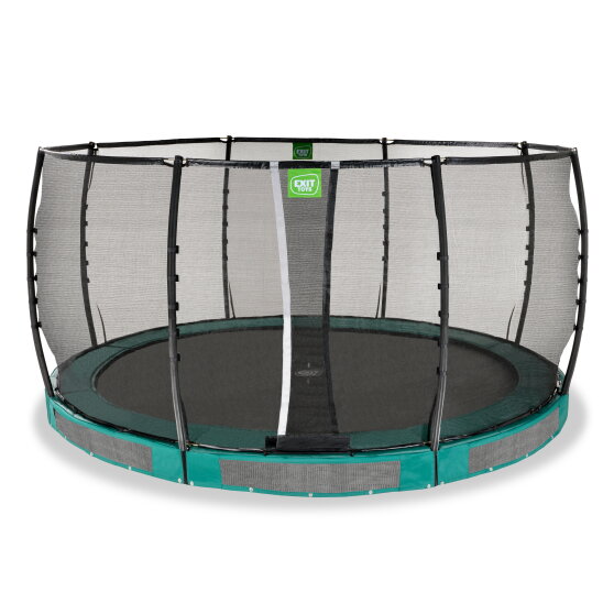 EXIT Allure Premium Bodentrampolin ø427cm - grün