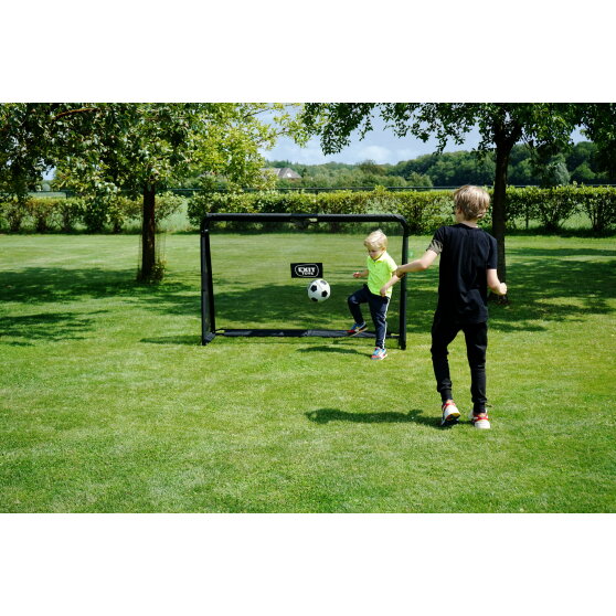 EXIT Maestro stählernes Fußballtor 180x120cm - schwarz