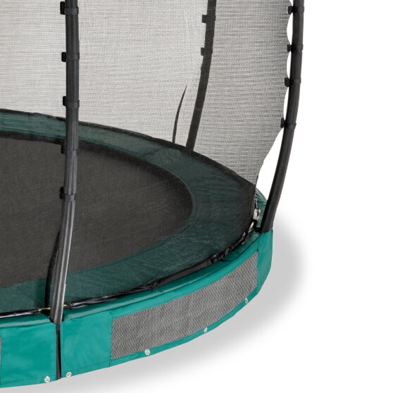 EXIT Allure Premium Bodentrampolin ø427cm - grün