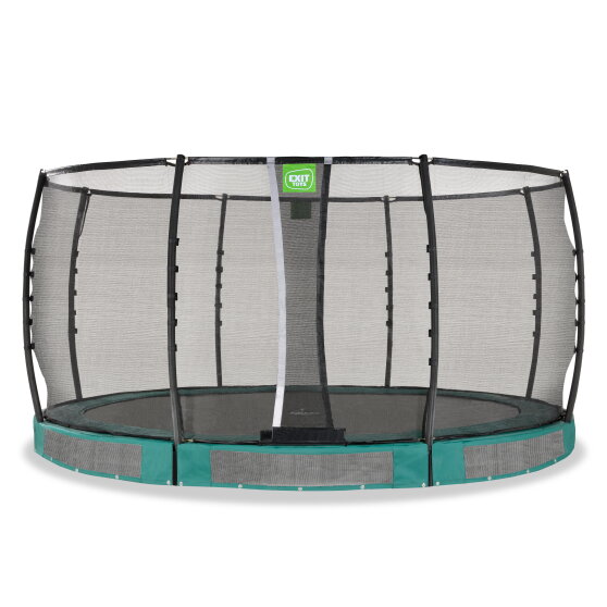 EXIT Allure Premium Bodentrampolin ø427cm - grün