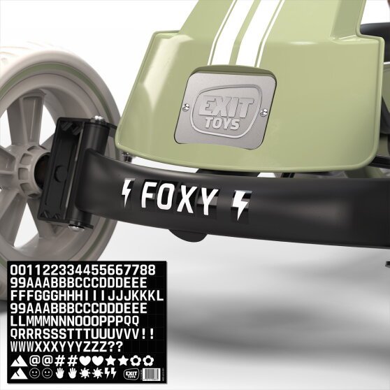 EXIT Foxy Go-Kart mit Anh&auml;nger f&uuml;r Kinder gr&uuml;n | ab 2 Jahren