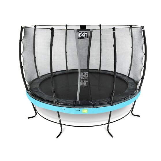 EXIT Elegant Trampolin ø366cm mit Economy Sicherheitsnetz - blau