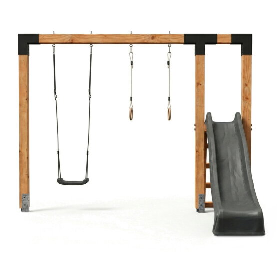 EXIT Linea Robust 110 Schaukel mit Rutsche und Turnringen