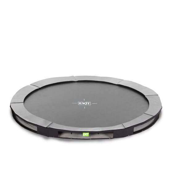 EXIT Elegant sports Bodentrampolin ø427cm - schwarz