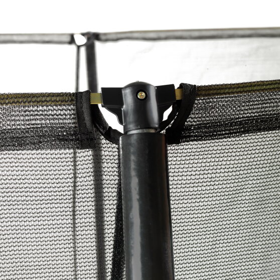 EXIT Silhouette Bodentrampolin ø244cm mit Sicherheitsnetz - grün