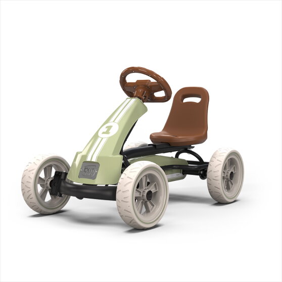 EXIT Foxy Go-Kart für Kinder grün | Pedal-Go-Kart ab 2 Jahren