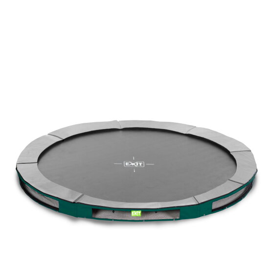 EXIT Elegant sports Bodentrampolin ø427cm - grün