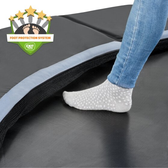 EXIT PeakPro Trampolin ø366cm - schwarz