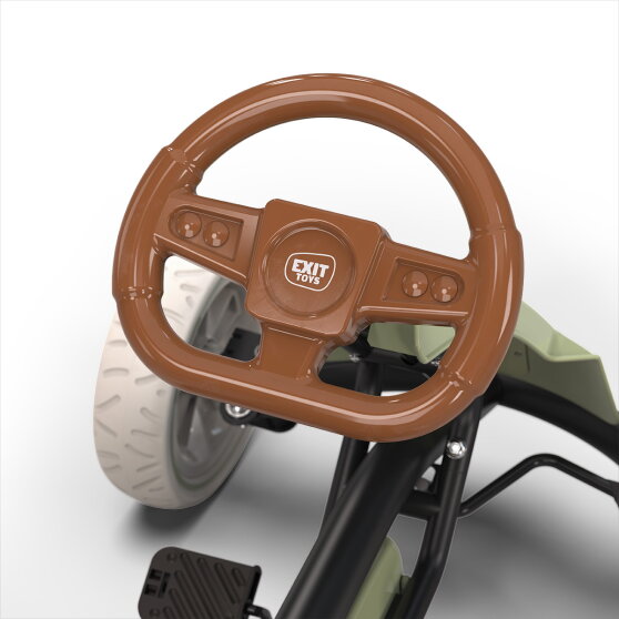 EXIT Foxy Go-Kart für Kinder grün | Pedal-Go-Kart ab 2 Jahren